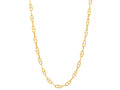 GURHAN, GURHAN Hoopla Gold Link Long Necklace, 12x4mm Oval, Diamond