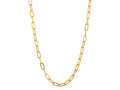 GURHAN, GURHAN Hoopla Gold Link Short Necklace, 12x4mm Oval, Diamond Accents