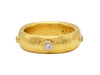 GURHAN, GURHAN Hoopla Gold Band Ring, 6.4mm Wide, Diamond