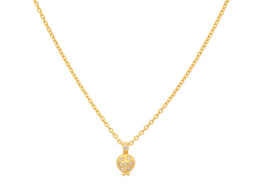 GURHAN, GURHAN Spell Gold Pendant Necklace, Small Ladybug, Diamond