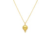 GURHAN, GURHAN Amulet Gold Pendant Necklace, 10mm Round, Diamond