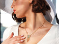 GURHAN, GURHAN Embrace Gold Pendant Necklace, Large with Drops, Mixed Stones