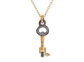 GURHAN, GURHAN Guardian Gold Pendant Necklace, Honorata Key, with Diamond