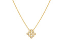 GURHAN, GURHAN Pointelle Gold Square Cluster Pendant Necklace, Large Square Grid, Diamond