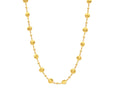 GURHAN, GURHAN Spell Gold Station Short Necklace, Round "X" Beads, Diamond