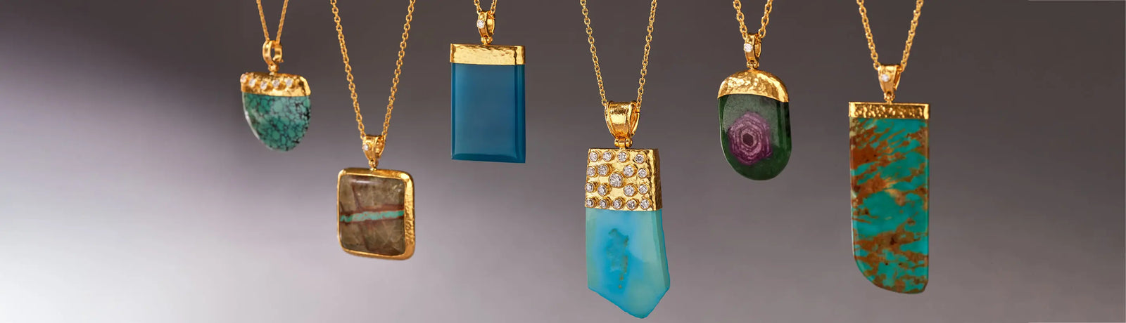24K Gold Handcrafted Pendants & Charms