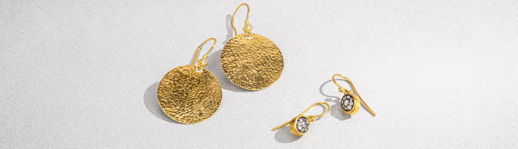 Designer Gold Earrings