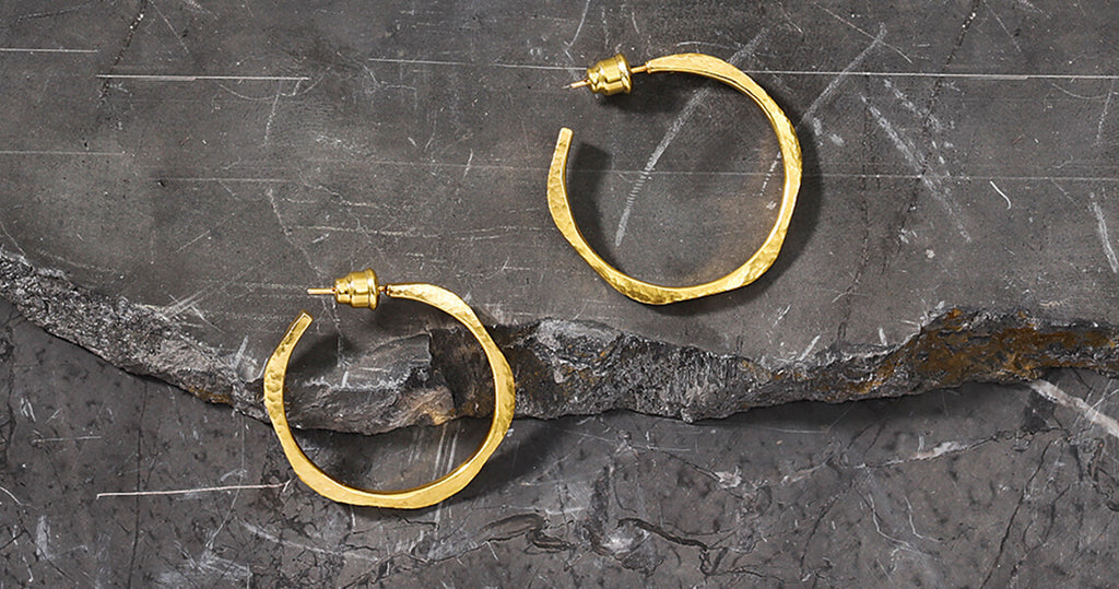 Gold Hoop Earrings