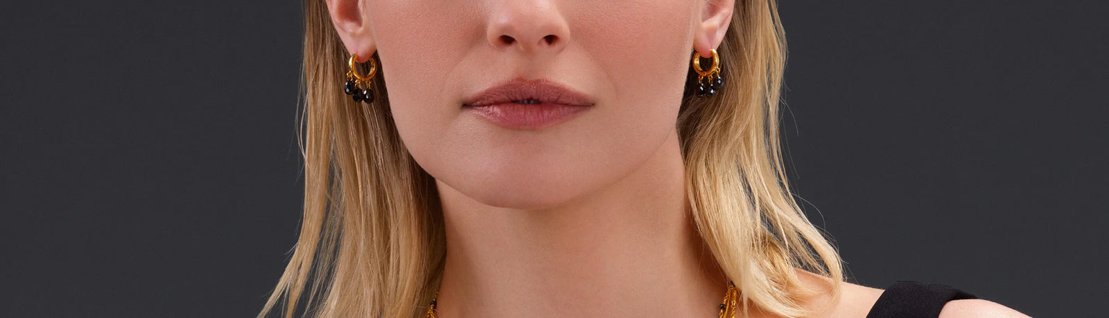 Gold Huggie Hoop Earrings