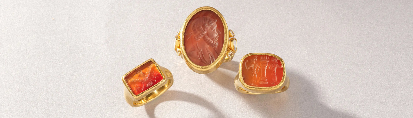 GURHAN Gold Intaglio Jewelry Collection