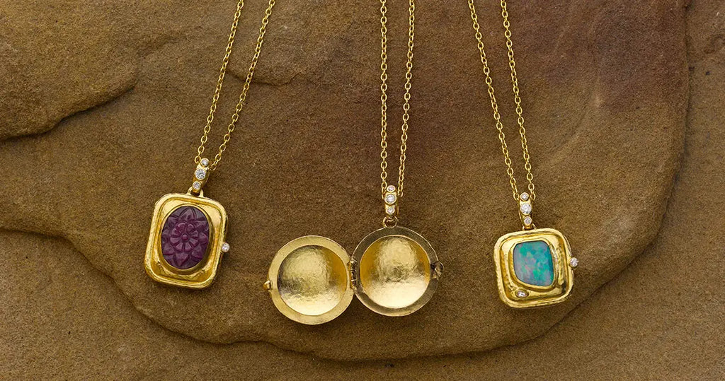 Gold Locket Necklaces