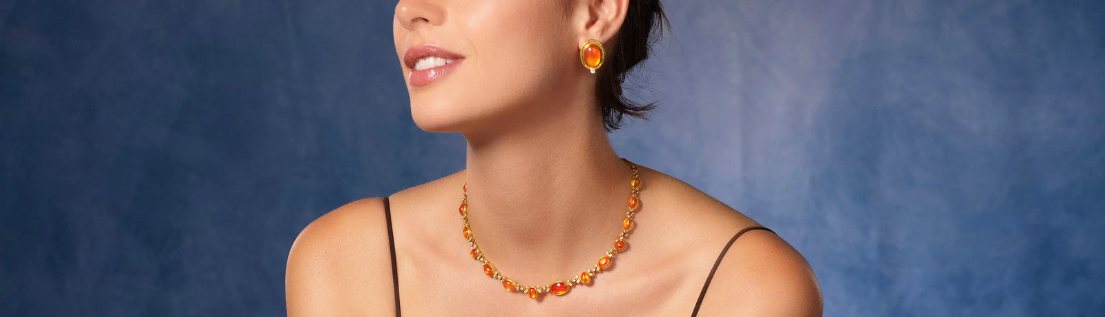 Gold Mexican Opal Jewelry