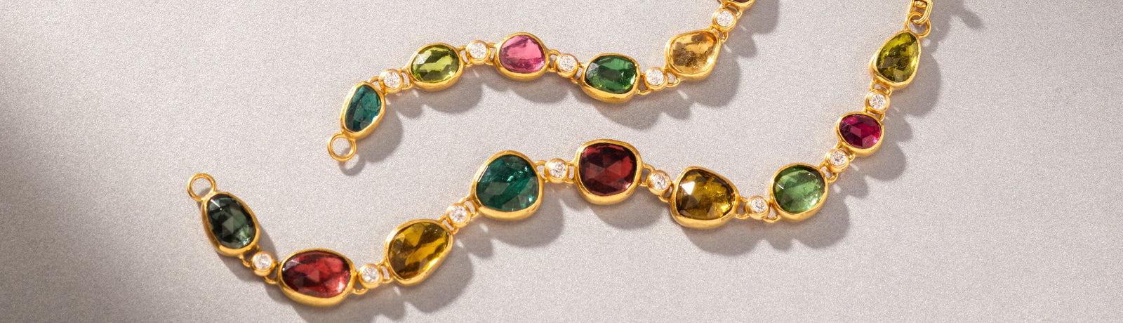 Gold Tourmaline Bracelets