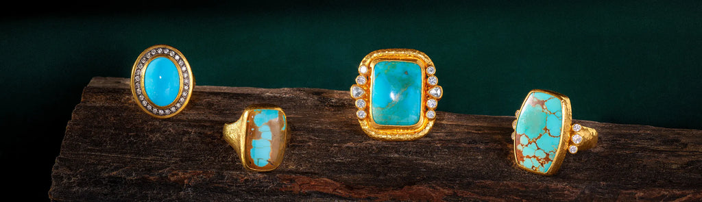 One-of-a-Kind Turquoise Rings