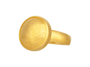 GURHAN, GURHAN Amulet Gold Cocktail Ring, 16mm Round