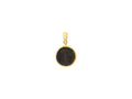 GURHAN, GURHAN Antiquities Gold Pendant, 16mm Round, with Coin and Diamond