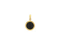 GURHAN, GURHAN Antiquities Gold Pendant, 16mm Round, with Coin and Diamond
