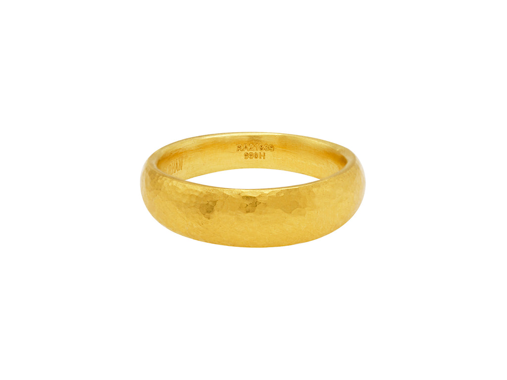 GURHAN, GURHAN Bridal Gold Band Ring, 6mm Wide