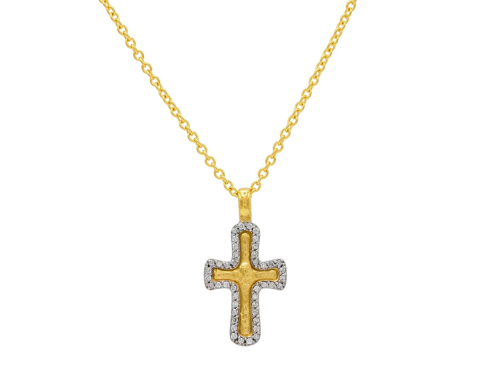 Cross Necklace | Handmade 24K Gold Fine Jewelry | GURHAN