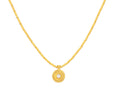 GURHAN, GURHAN Droplet Gold Pendant Necklace, 8mm Round, Diamond