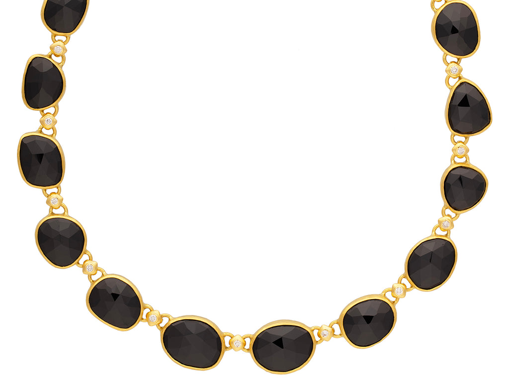 GURHAN, GURHAN Elements Gold Spinel All Around Short Necklace, Mixed Amorphous Shapes