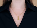 GURHAN, GURHAN Elements Gold Pendant Necklace, 9mm Kite Shape, Diamond