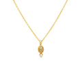 GURHAN, GURHAN Elements Gold Pendant Necklace, 7x5mm Oval, Diamond