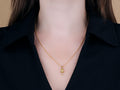 GURHAN, GURHAN Elements Gold Pendant Necklace, 7x5mm Oval, Diamond