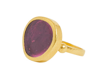 GURHAN, GURHAN Elements Gold Tourmaline Cocktail Ring, 22mm Amorphous, Small