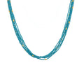 GURHAN, GURHAN Flurries Gold Beaded Long Necklace, 7-Strand with Double "S" Clasp, Apatite