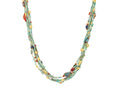 GURHAN, GURHAN Flurries Gold Multi-Strand Long Necklace, Mixed Shaped Beads, with Mixed Stones