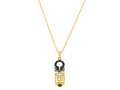 GURHAN, GURHAN Guardian Gold Pendant Necklace, Augusta Key, Diamond and Emerald