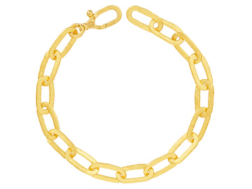 GURHAN, GURHAN Hoopla Gold Chain Link Bracelet, 12x4mm Oval Links