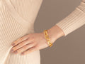 GURHAN, GURHAN Hoopla Gold Chain Link Bracelet, 21x14mm Flat Oval, No Stone