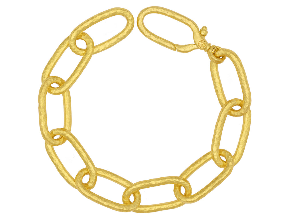 GURHAN, GURHAN Hoopla Gold Chain Link Bracelet, 20x7mm Oval Links