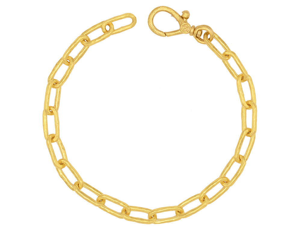 GURHAN, GURHAN Hoopla Gold Chain Link Bracelet, 9x3mm Oval Links