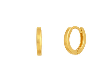 GURHAN, GURHAN Hoopla Gold Huggie Hoop Earrings, 8mm Round