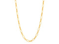 GURHAN, GURHAN Hoopla Gold Link Short Necklace, Round and Oval Links, Plain