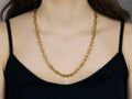 GURHAN, GURHAN Hoopla Gold Link Long Necklace, 6.5mm Wide Oval, No Stone