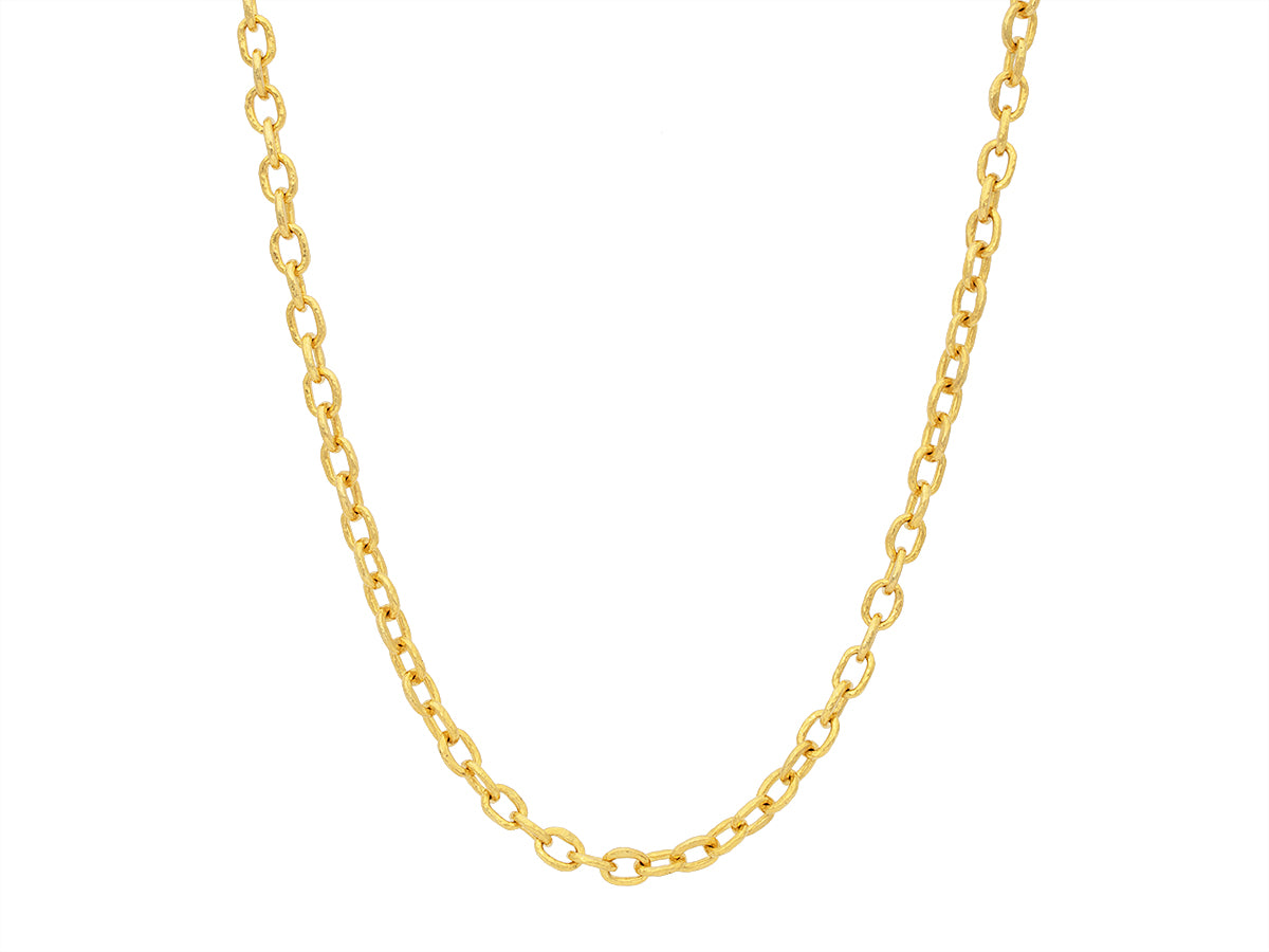 GURHAN, GURHAN Hoopla Gold Link Long Necklace, No Stone