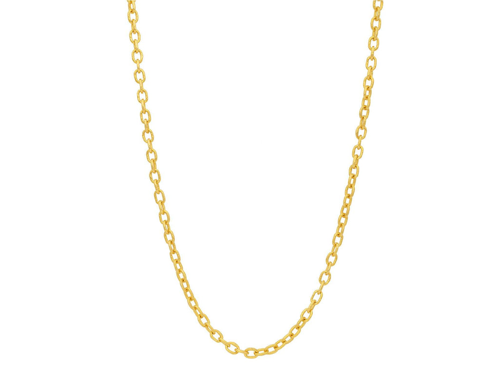 GURHAN, GURHAN Hoopla Gold Link Long Necklace, 6x3mm Oval Links