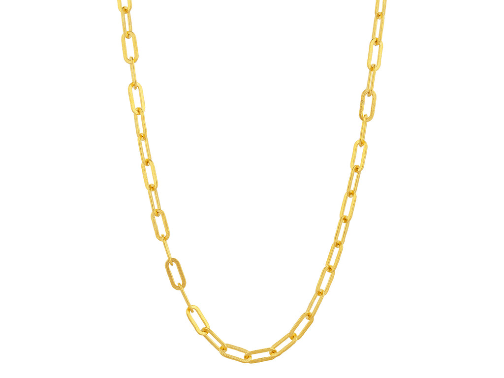 GURHAN, GURHAN Hoopla Gold Link Short Necklace, 12x4mm Oval Links