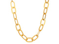 GURHAN, GURHAN Hoopla Gold Link Short Necklace, 26x12mm Oval, Plain
