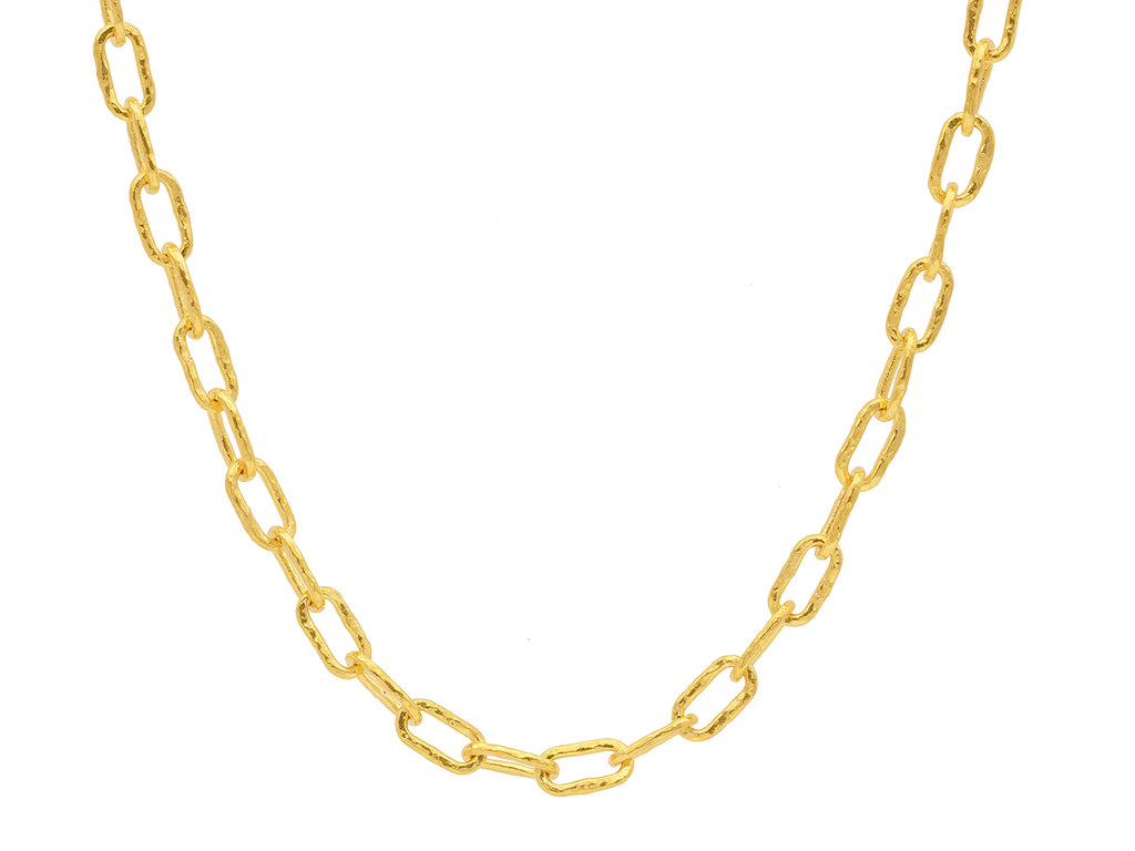 GURHAN, GURHAN Hoopla Gold Link Long Necklace, 9mm Oval Links