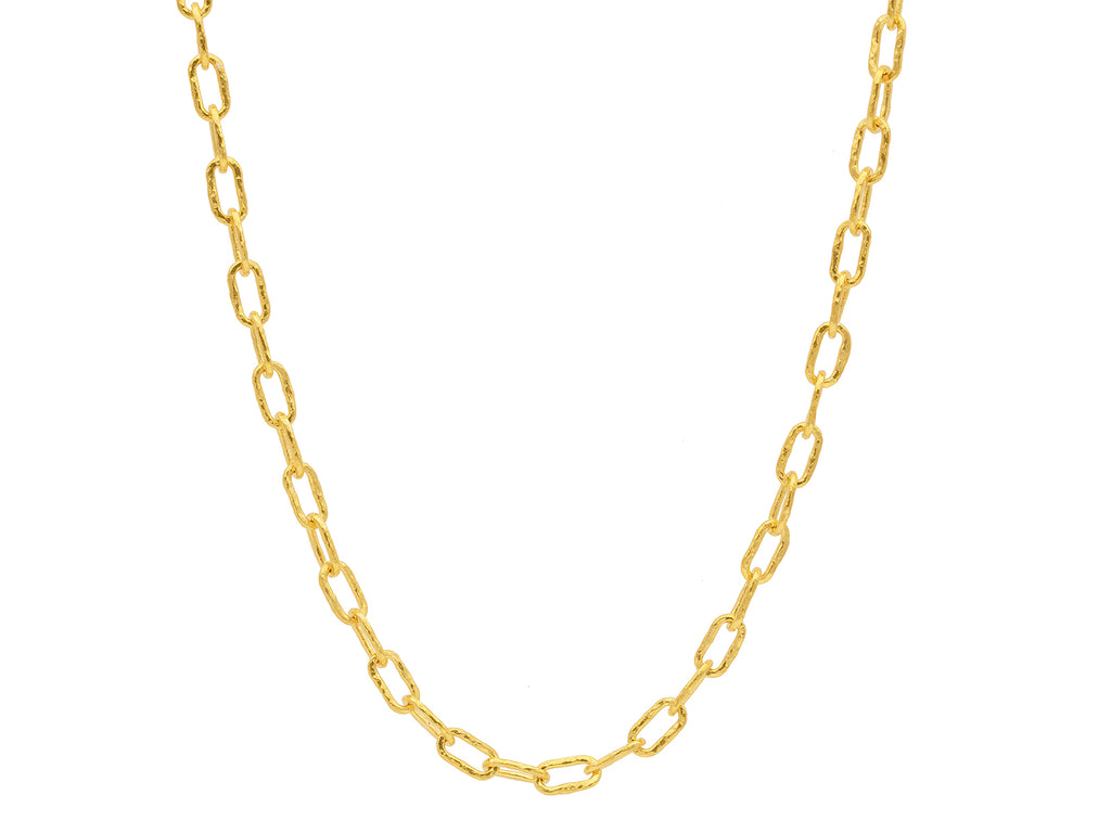 GURHAN, GURHAN Hoopla Gold Link Long Necklace, 9mm Oval Links