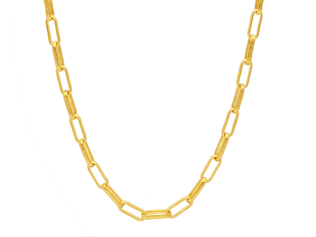 GURHAN, GURHAN Hoopla Gold Link Short Necklace, 6mm Oval Links