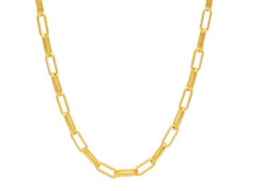 GURHAN, GURHAN Hoopla Gold Link Short Necklace, 6mm Oval Links