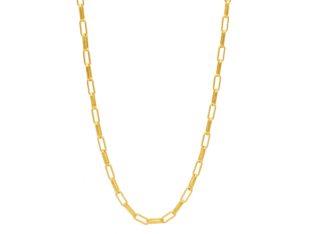 GURHAN, GURHAN Hoopla Gold Link Short Necklace, 6mm Oval Links