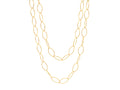 GURHAN, GURHAN Hoopla Gold Link Long Necklace, Marquise Shape, No Stone