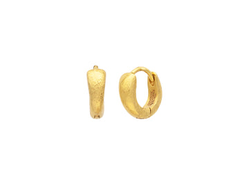 GURHAN, GURHAN Hoopla Gold Hoop Earrings, Graduated Hinged